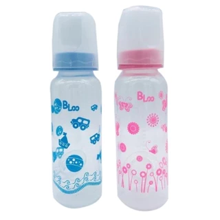 Mamadeira Infantil Para Bebês 240ml Bico Convencional Reta