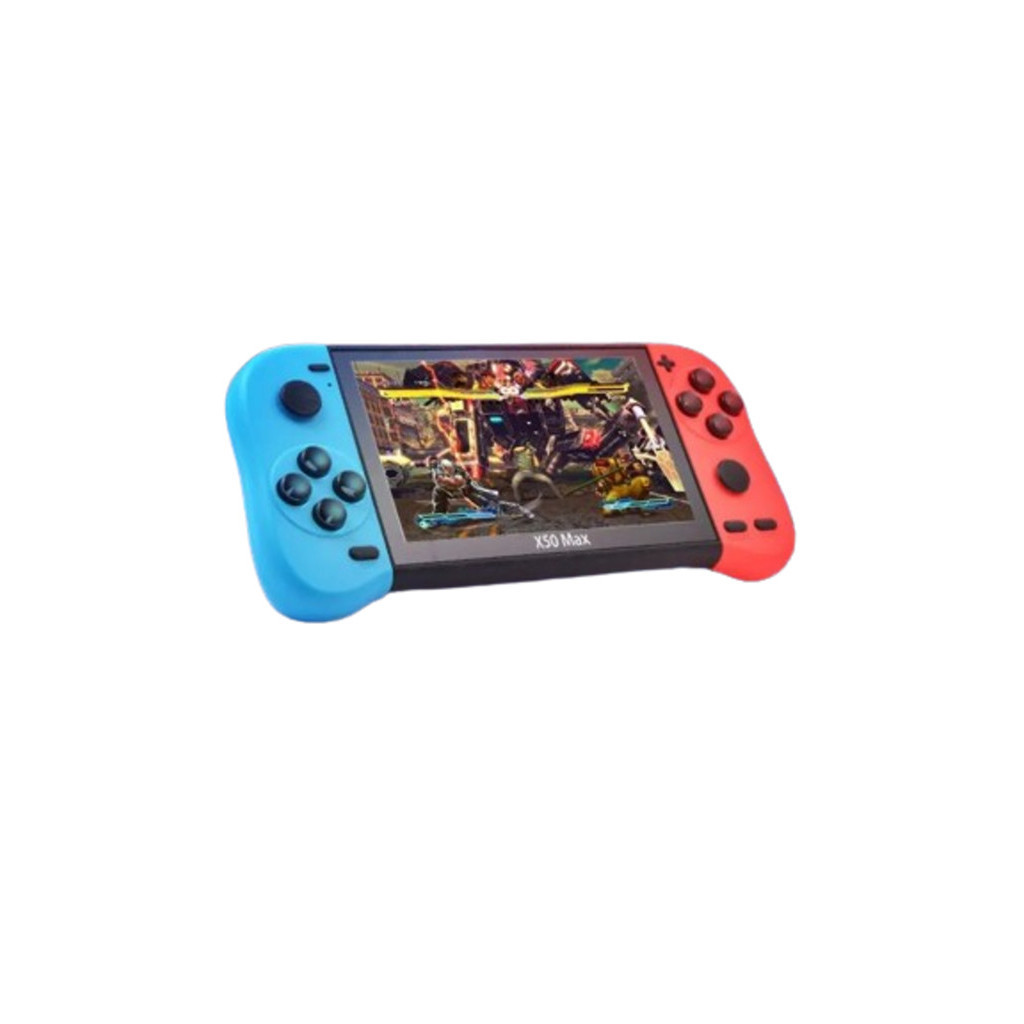 GamePlayer X50, VideoGame Console tela HD de 5.1", Rápido, Suporte a cartão SD + Player Música e Video