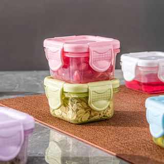Kit 4 Pote Para Lanche 4 Cm Várias Cores