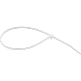 Abraçadeira branca de nylon 3,6 mm x 28 cm com 100 peças - Vonder