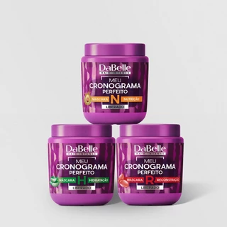 Kit DaBelle Hair Intense Meu Cronograma Perfeito - 3 Máscaras 400g