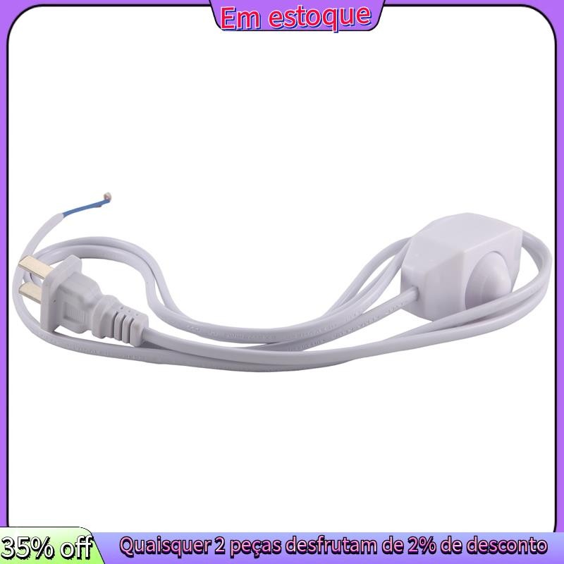 STBTEC - Cavo per Lampada con Interruttore Dimmer, Dimmerabile (Dimmer Rotante), Spina Europea di Tipo C, 1