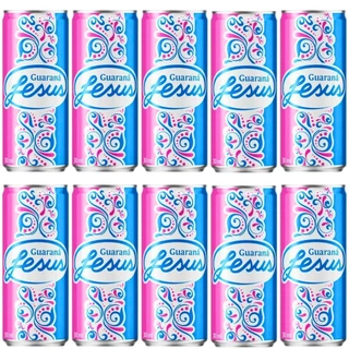 Guarana Jesus Refrigerante Kit Com 10 Latas De 310ml Cada