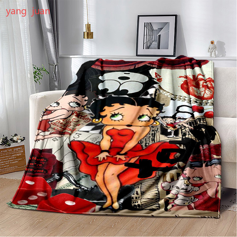 Betty boop blanket queen sale