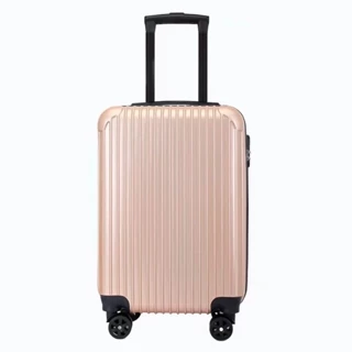 Mala De Viagem A Bordo Abs 4 Rodas 360º Fox Champagne