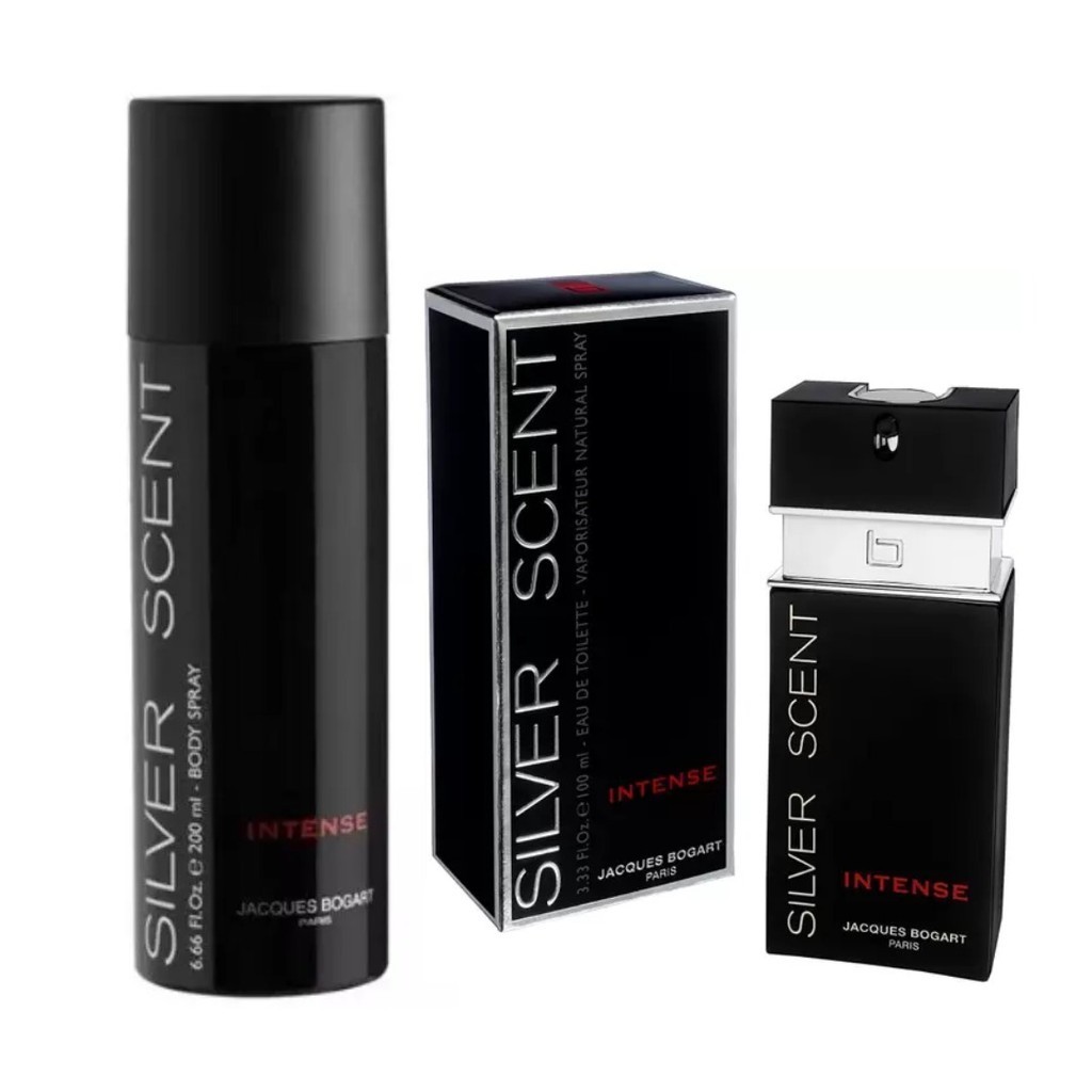 Kit Perfume Silver Scent Intense 100 ml + Desodorante Body Spray Silver ...