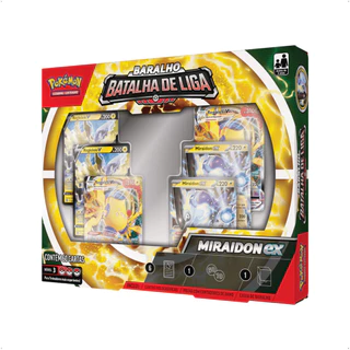 Pokemon Estampas Ilustradas Deck Batalha De Liga Miraidon Ex Com 60 Cartas Copag - 33598