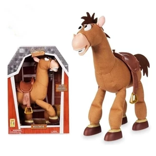 35cm Toy Story 4 Plush Bullseye Falante O Cavalo Fofo Infantil Gift