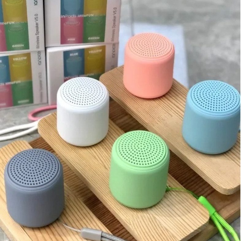 Mini Caixa De Som Inpods Little Fun Macaron Portátil Bluetooth JorgeStore