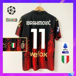  Camisa de time A- Milan 23/24 AC-M Edição Especial Vermelha Camisa De Futebol 【Frete grátis】