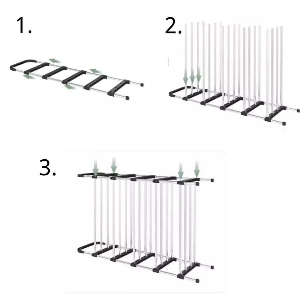 Imagem do produto Sapateira Multiuso Para Calçados 7 Andares Organizador Desmontável 2