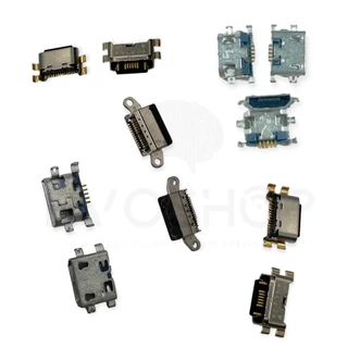 Kit 10 Peças Conector de Carga Compatível Mi A2 Mi A2 Lite Mi 8 Redmi 2 Note 4x