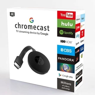 2025Original Chromecast G2 4K Ultra HD Para Transmissão De TV De Alta Definição Google Miracast.Compartilhamento de tela