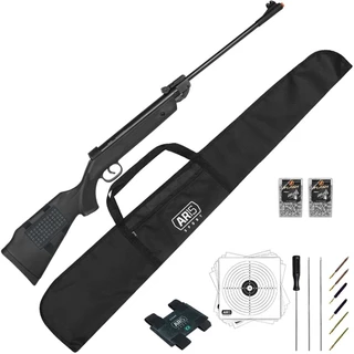 Espingarda 5.5Pressão QGK 14 Black+Capa Simples+ Kit Limpeza