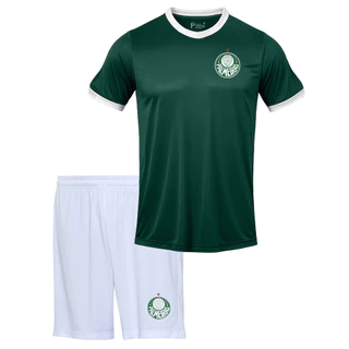 Kit Palmeiras Camisa e Shorts Infantil 1914 Verde