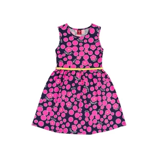 Vestido Regata Estampado Infantil Bee Loop