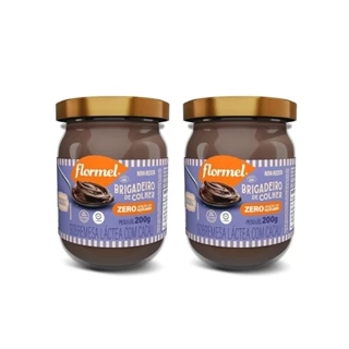 Kit Brigadeiro De Colher Flormel Zero Açúcar 200G Com 2 Unidades