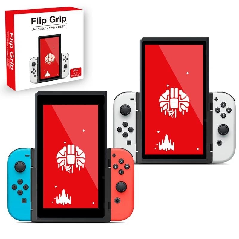 Acessório De Mão Flip Grip Modo Retrato Para Nintendo Switch Vertical Orientação Funciona Com O Suporte OLED Joy-con Grips