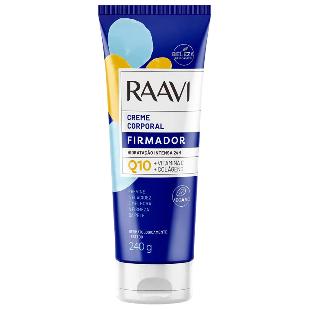 Creme Firmador para o corpo Raavi Q10 240g | Shopee Brasil