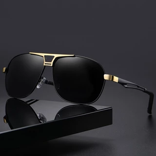 Óculos De Sol UV400 Estilo Piloto Tons Lente Para Condução Antirreflexo