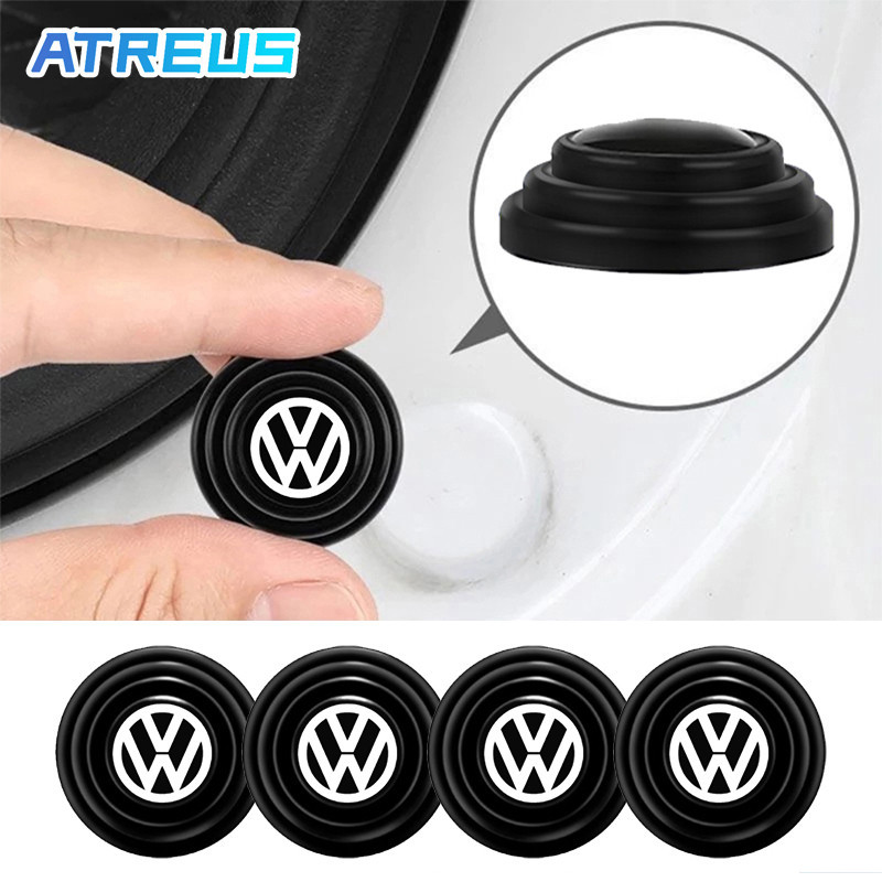 4/8/12 Pcs Volkswagen Junta Absorvente De Choque Para Carros Sonora De Borracha Porta Golf jetta mk6 Up Passat Tiguan VW Polo 9n 9n3 gol Nivus Fox Virtus