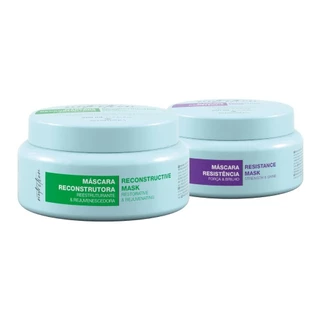 Kit Ecosmetics Nutrition Máscara 250ml, Máscara Resistence 250ml