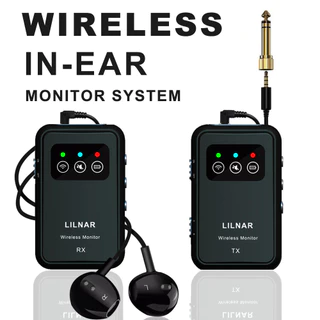 Sistema De Monitoramento Auricular Sem Fio Retorno De Palco 2.4 G Fone De Ouvido Suporte De Receptor Do Transmissor Recarregável Desempenho Estéreo Mono Estúdio/Vivo