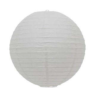 Luminária Japonesa Papel 35 cm Branca