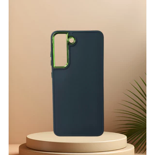 Capa Capinha de celular veludo por dentro com em plásticoem metal galvanizado de as borda da câmera PARA Compatível S21 FE