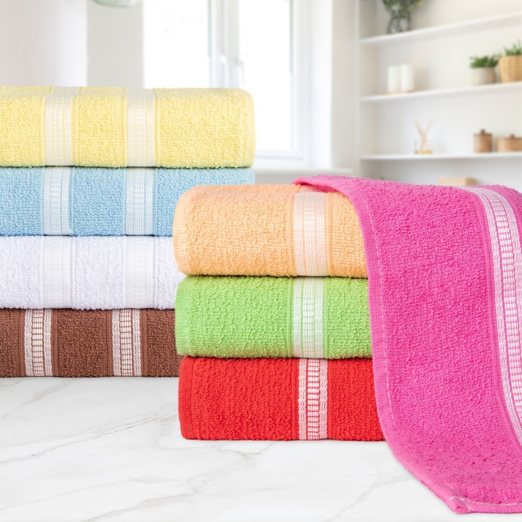 Kit 15 Toalhas de Banho Madri Ótima Absorção 60cm x 125cm