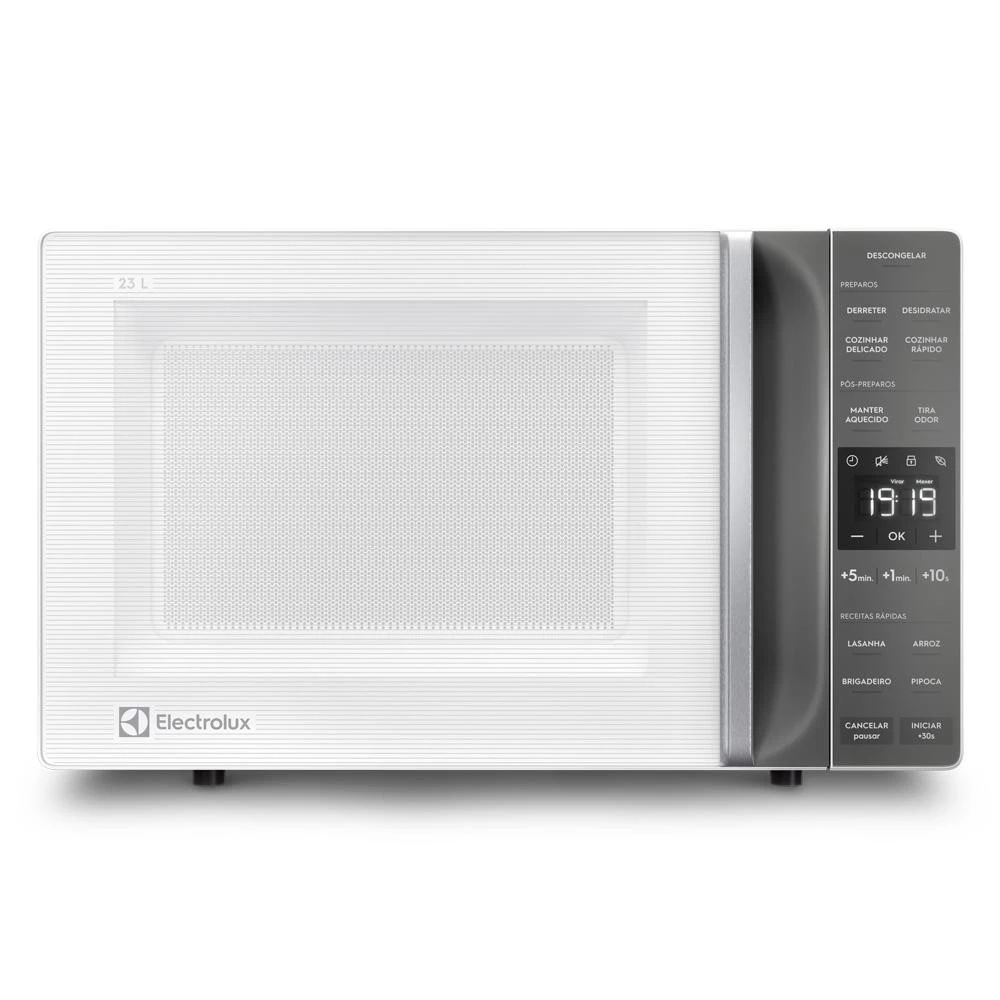 Micro ondas Electrolux ME23B 23 Litros Branco e Cinza