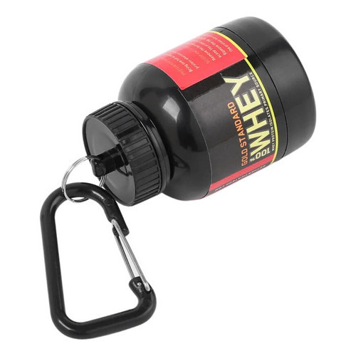 Chaveiro Whey Protein Porta Suplemento Cápsula Fitness