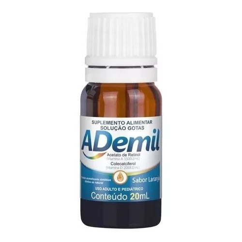 Vitamina Ademil 20ml Vitaminas A e D - Arte Nativa | Shopee Brasil