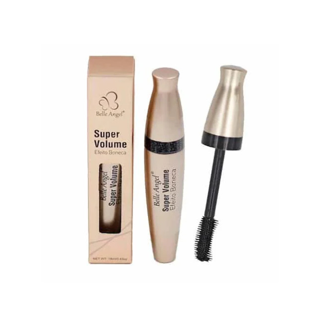 MASCARA PARA CILIOS SUPER VOLUME EFEITO BONECA BELLE ANGEL | Shopee Brasil