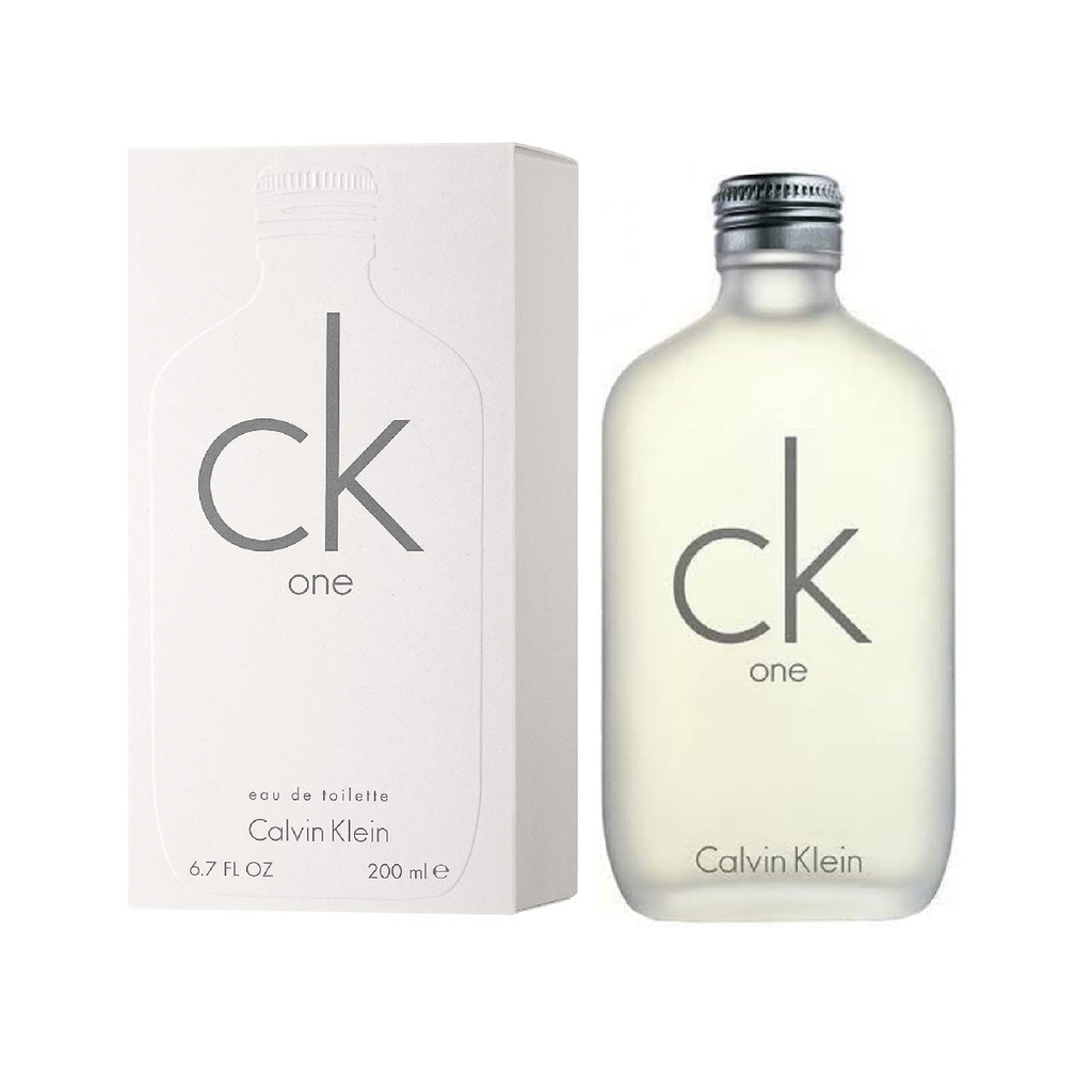 Calvin Klein Beauty CK One Eau de Toilette, Unisex Fragrance, 6.7 Oz 