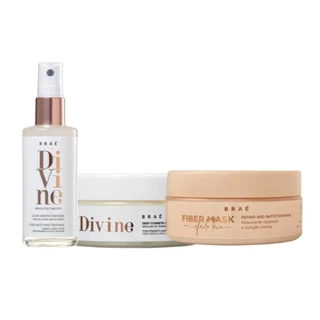 Kit Braé Divine Trio Mask Treatment (3 Produtos)
