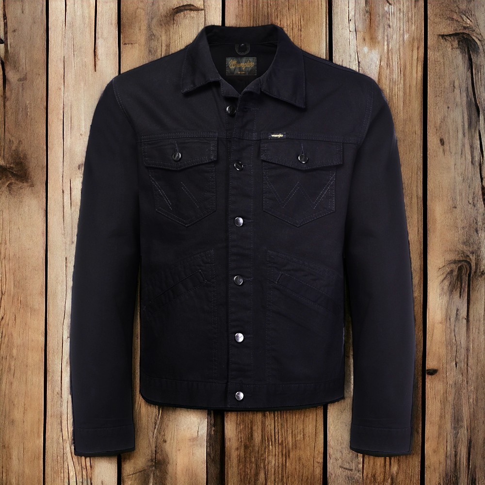 Jaqueta Masculina Wrangler Jeans Urbano Preta - Ref.WN9740