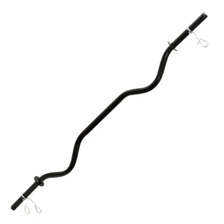 Barra W Oca 120cm Par Presilhas Treino Musculação Funcional Fitness