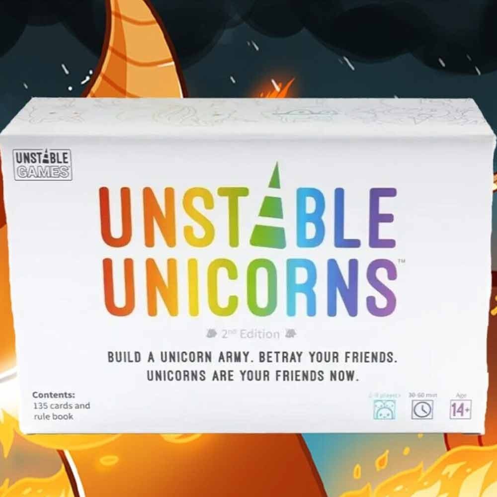 Unstable Unicorns Card Game - A strategic card game and party game for adults & teens