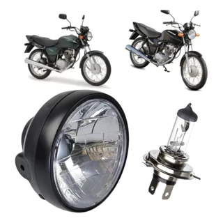 Farol Com Lâmpada Led 35w Completo Cg 150 Titan Fan 2004 Até 2008