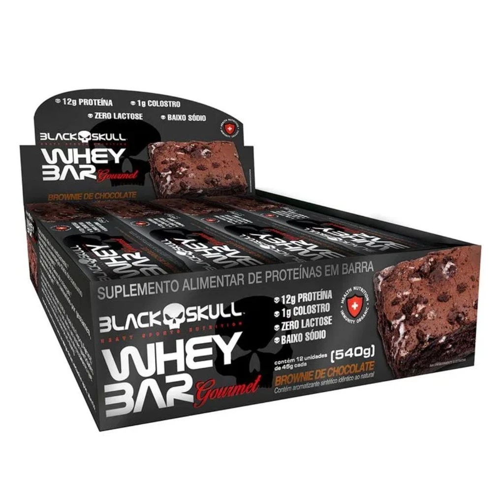 Whey Bar Display C/12 45g Blackskull