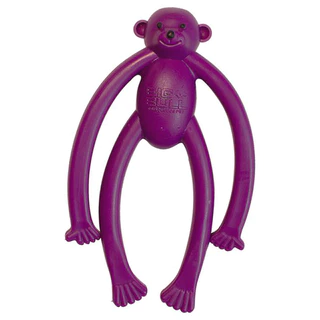 Brinquedo Mordedor Cachorro Borracha Maciço Macaco