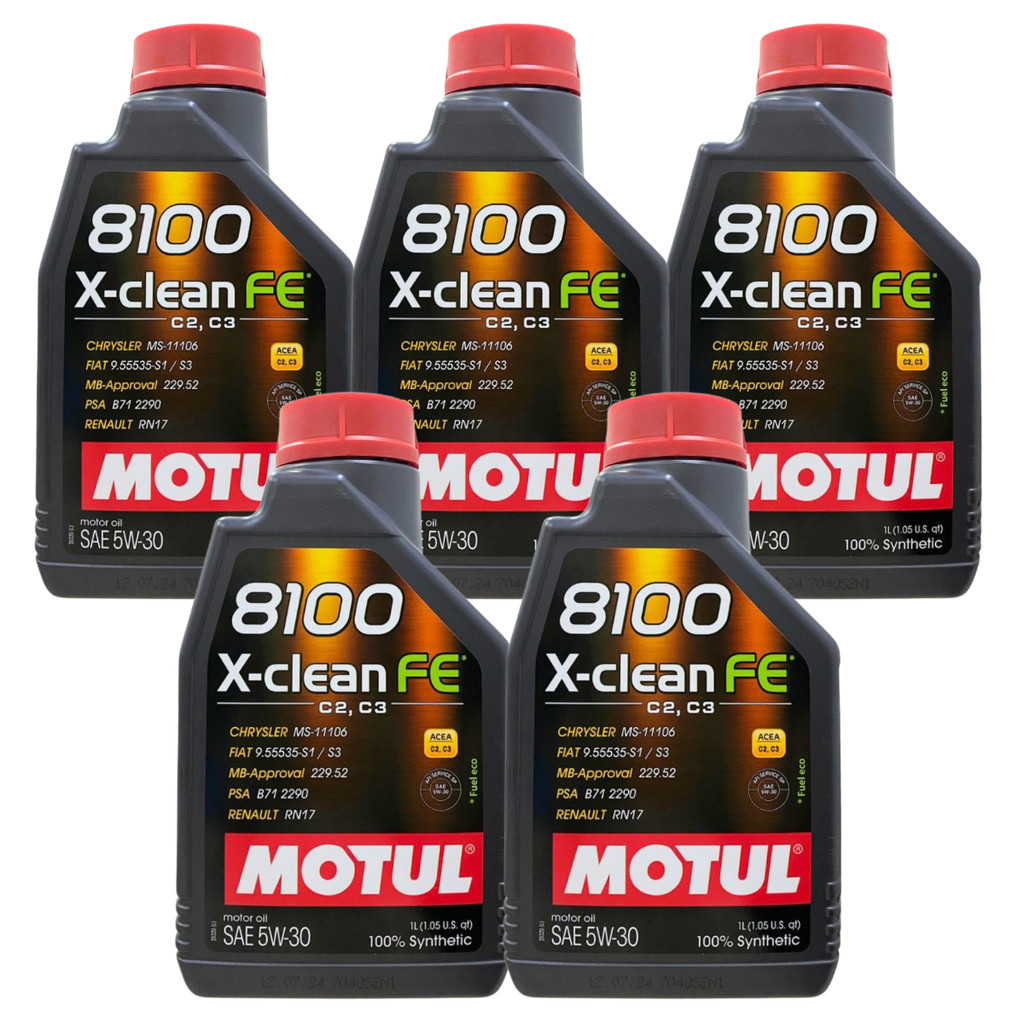 KIT MOTUL 8100 X-CLEAN FE 5W-30 5 LITROS | Shopee Brasil