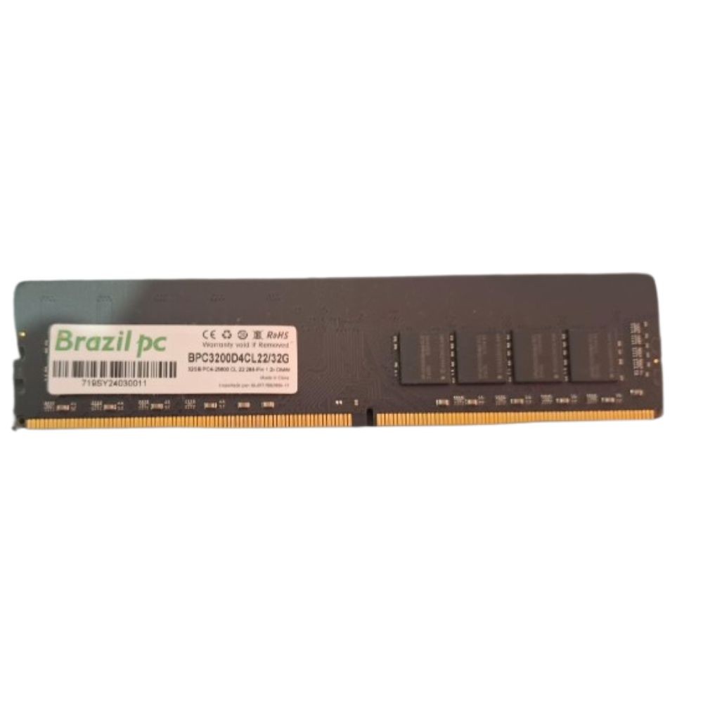 メモリー PC4-DDR4 2666V (8GBx4) 3200Mhz 32GB MEMORIA DESK 8GB DDR4 2666 BRAZILPC BPC2666D4CL19/8G OEM I - GPJ