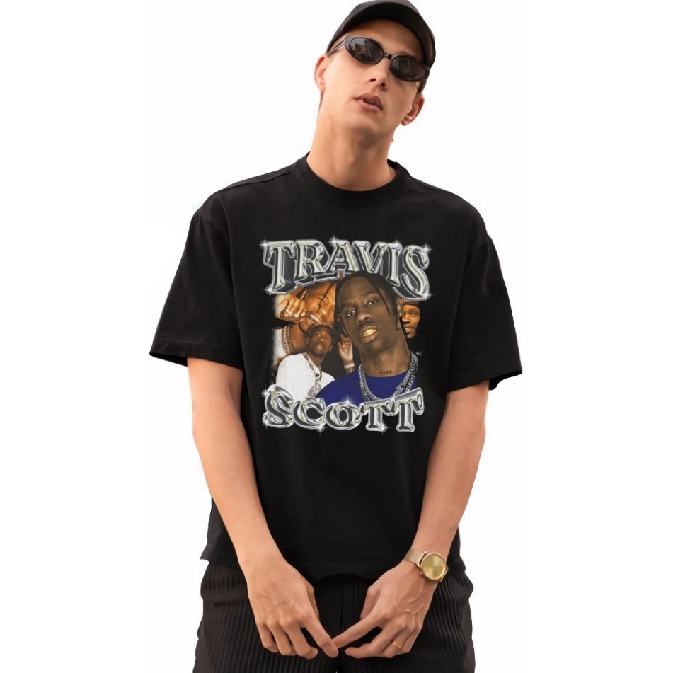 Camiseta Travis Scott Plus Size Rapper Musica Camisa Moda | Shopee Brasil