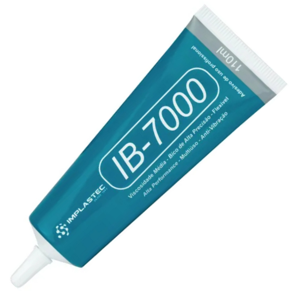 Cola Adesiva Para Trocar Tela Celular B7000 Implastec 110ml