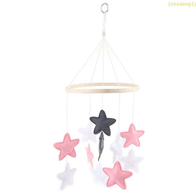 Loveeeply Baby Criby Felt Musical Rattle Berço Brinquedos Sino Cama ...