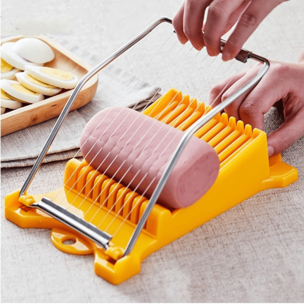 Fatiador De Frios Manual Inox Cortador De Queijo Para Fatia Multiuso ...