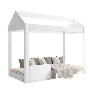 Cama Infantil Montessoriana com Colchão Crystal Baby 0,70X1,50m Branco