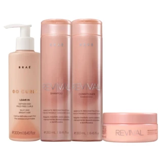 Kit Braé Revival Beach Hair (4 Produtos)